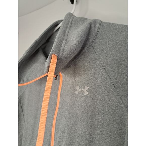 Under Armour Womens Jacket Size XS Gray Orange Sporty Running Workout - Picture 4 of 9